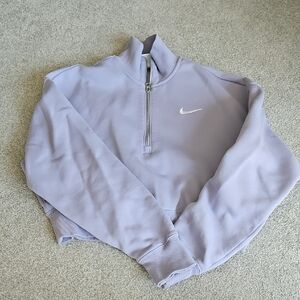 Nike Light Purple Quarter-Zip Pullover